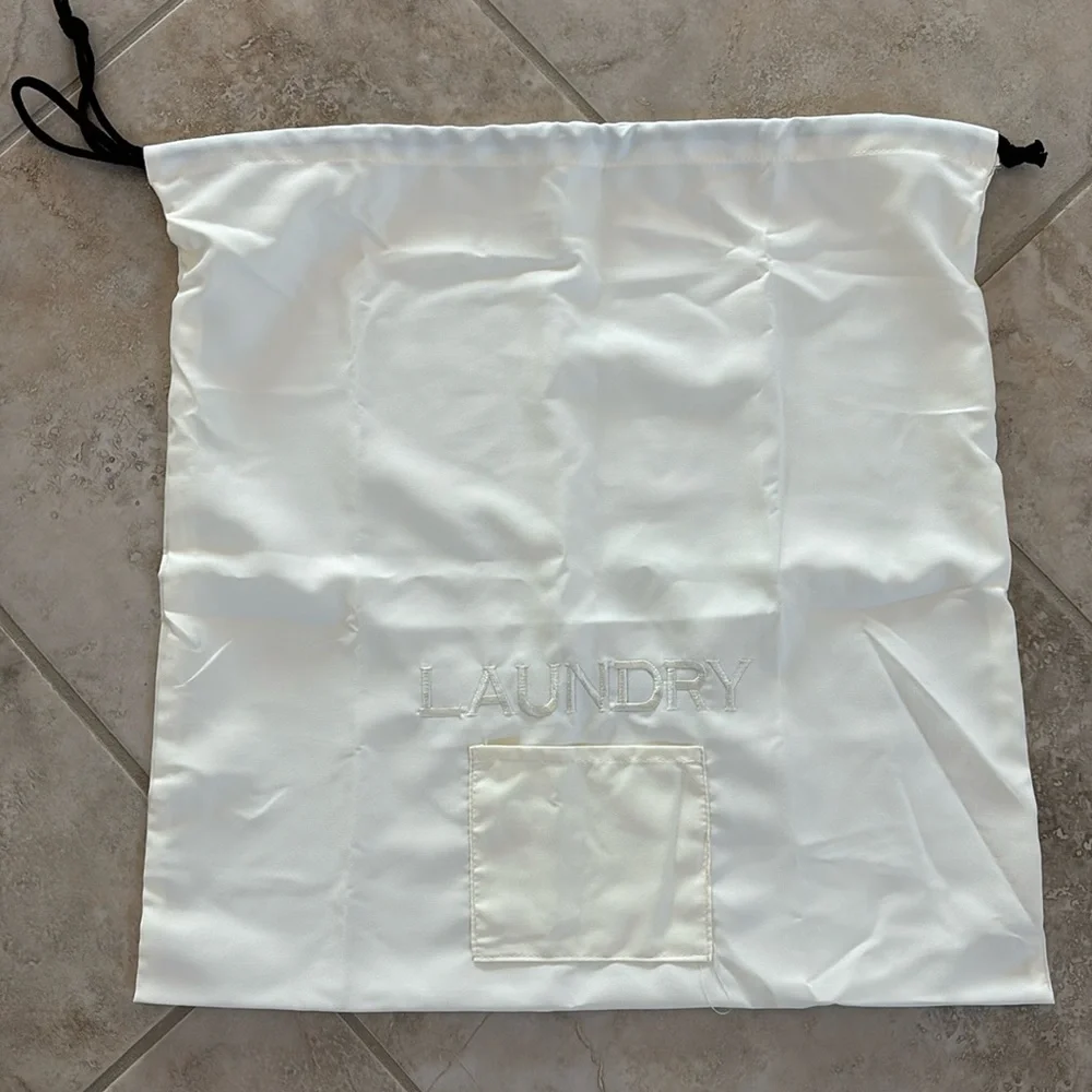 Luxury hotel laundry bag drawstring